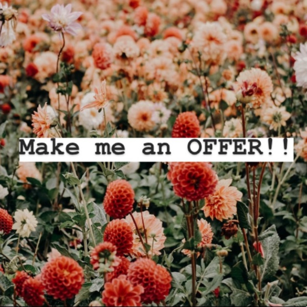 I’d love to hear from you! Most offers accepted!